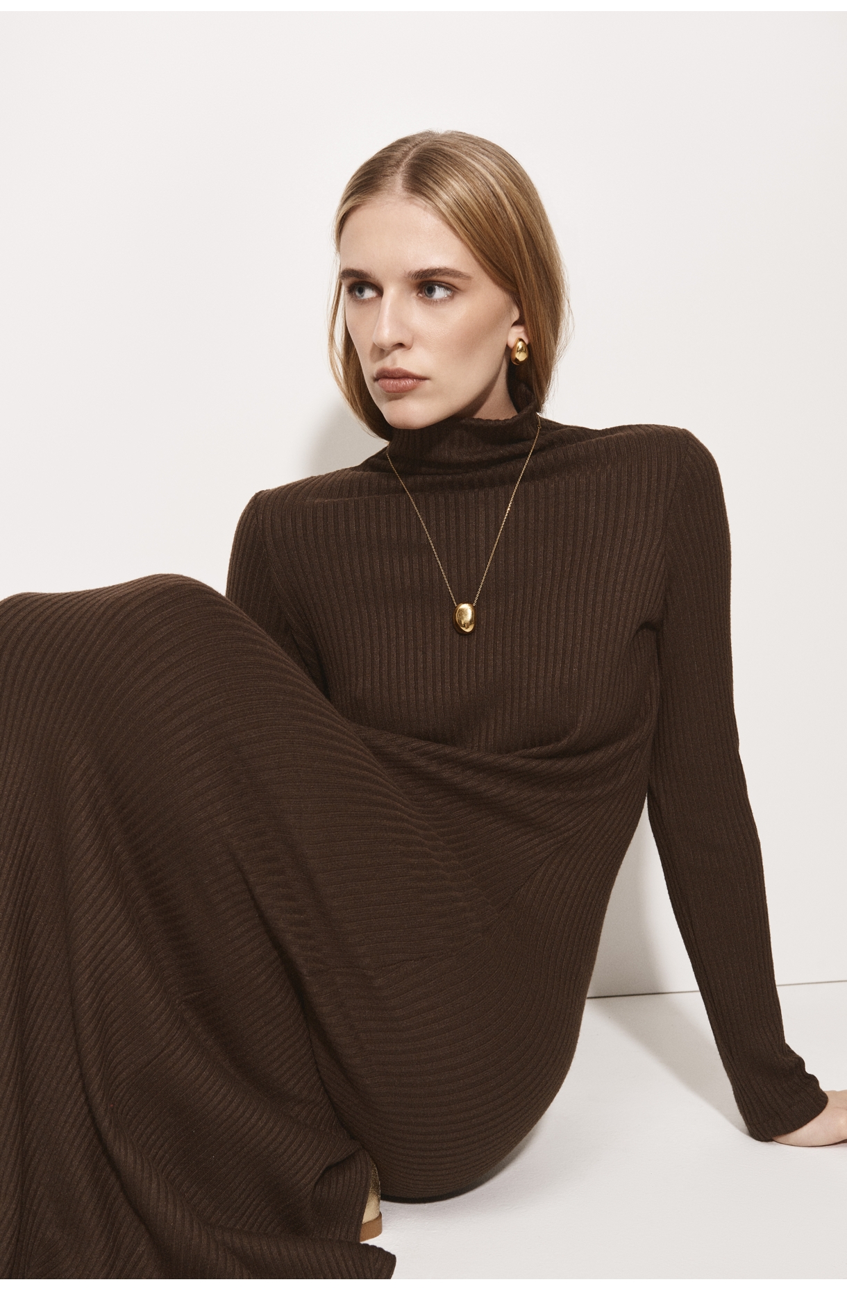 ТРИКОТАЖНА СУКНЯ МАКСІ 1027 зображення 11