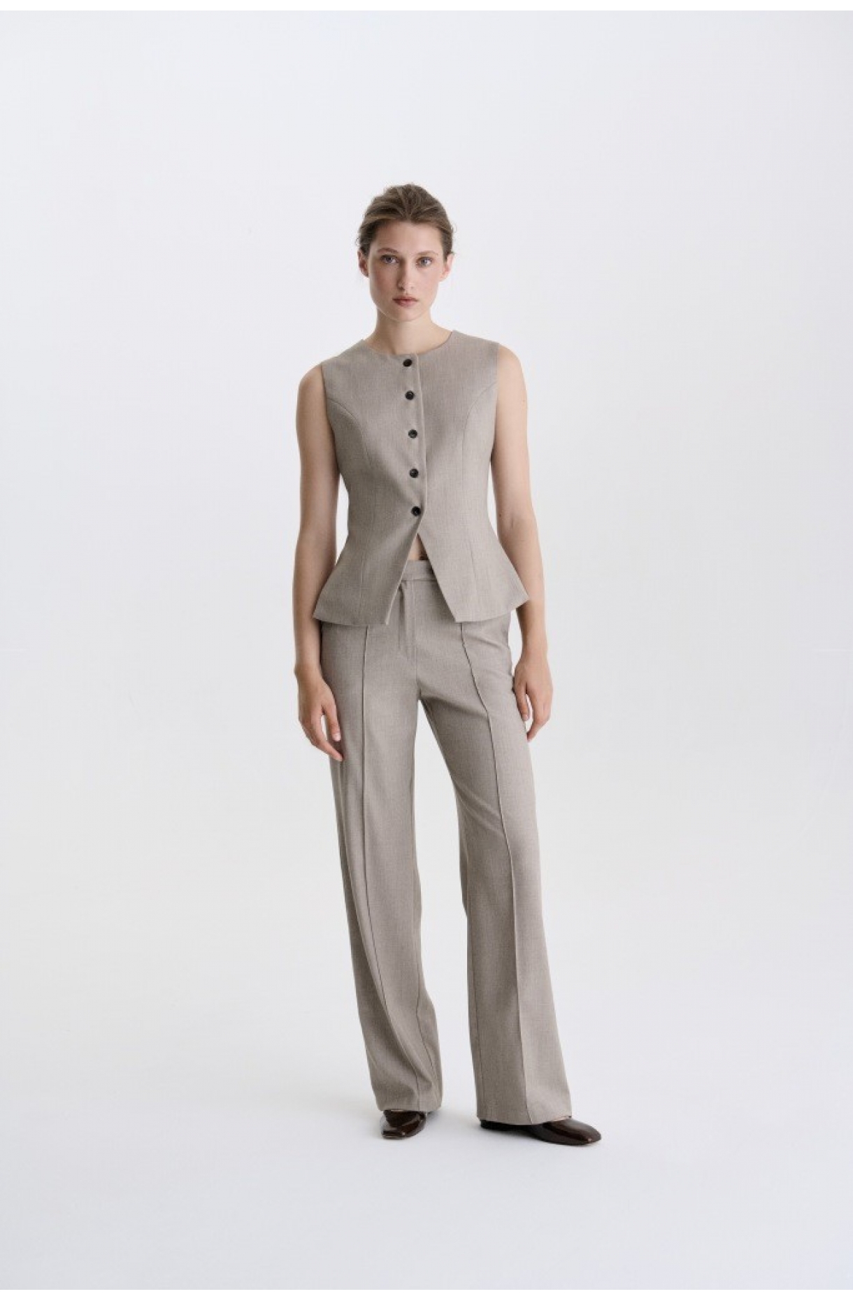 КЛАСИЧНІ ШТАНИ ПРЯМОГО СИЛУЕТУ 1123\12-7 зображення 2