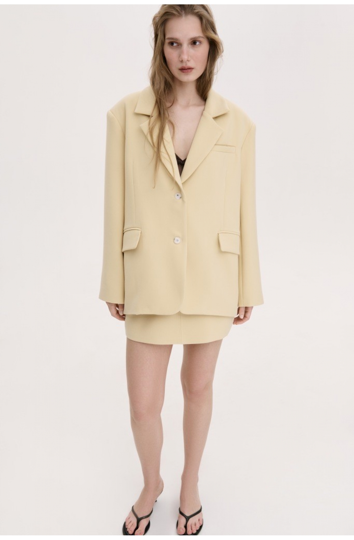 ОБʼЄМНИЙ ПОДОВЖЕНИЙ ЖАКЕТ ПРЯМОГО СИЛУЕТУ 1169 зображення 39