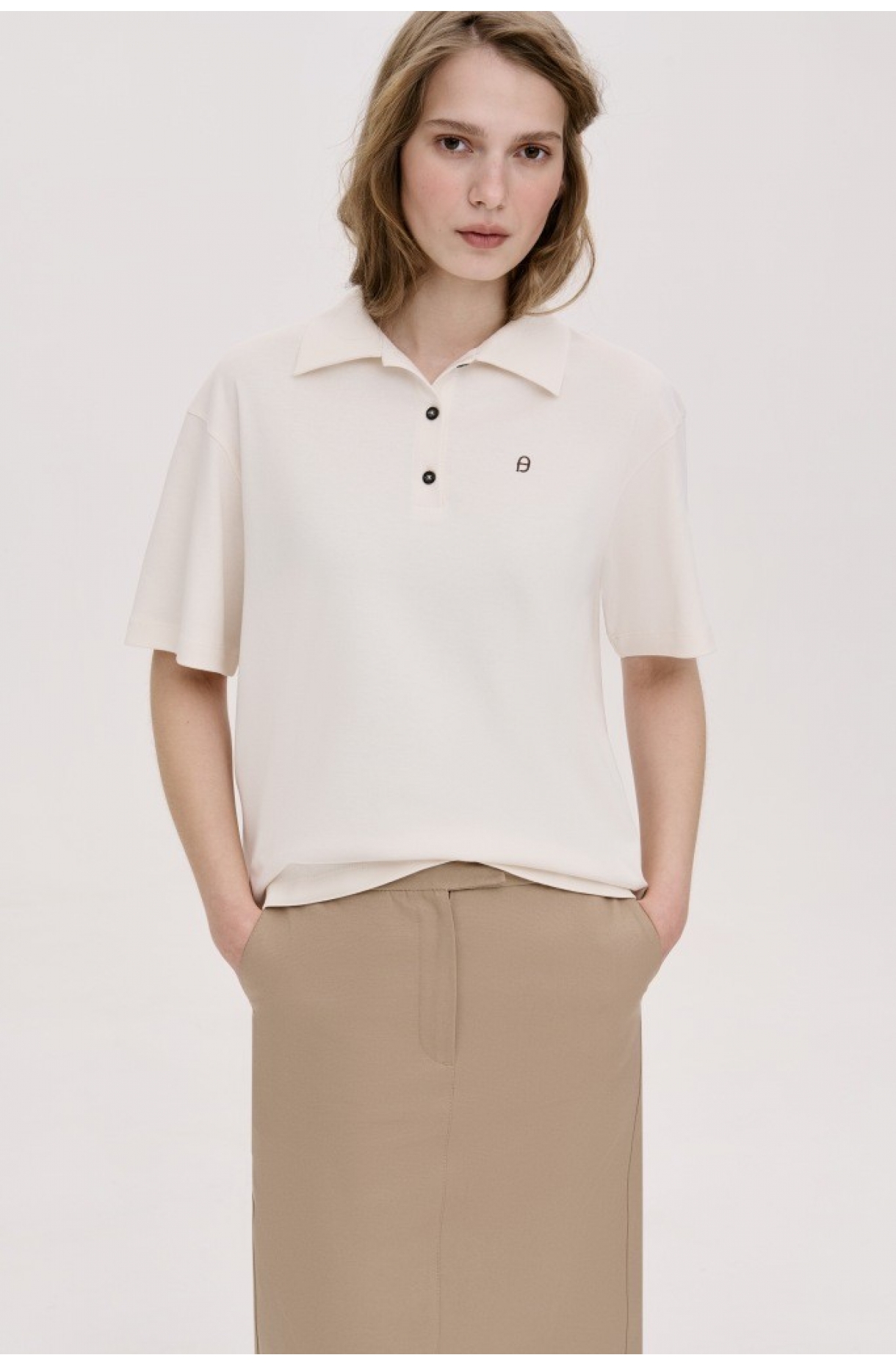 ФУТБОЛКА-ПОЛО ОБʼЄМНОГО СИЛУЕТУ 1172-2 зображення 4