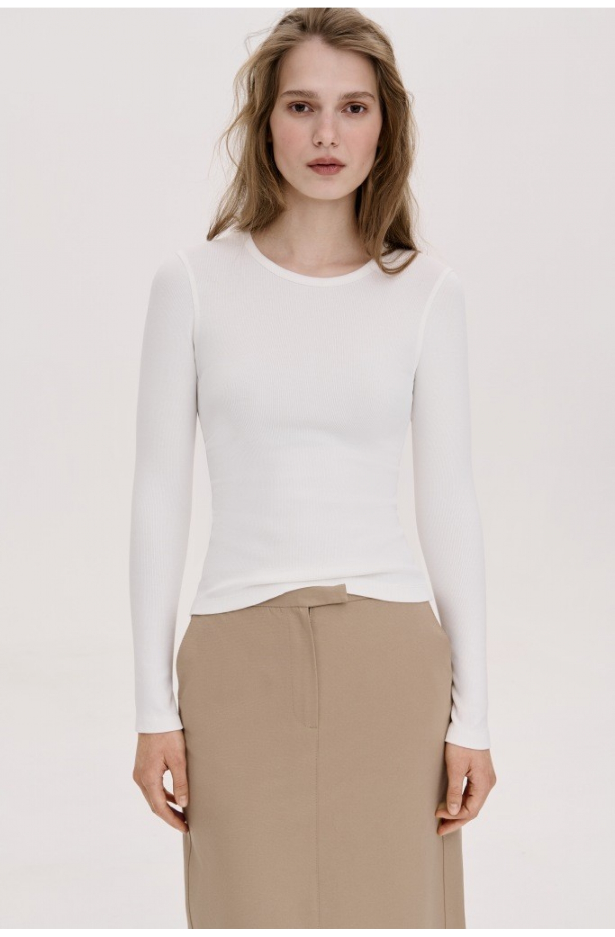 БАЗОВИЙ ЛОНГСЛІВ ОБТИСЛОГО КРОЮ 1258 зображення 45