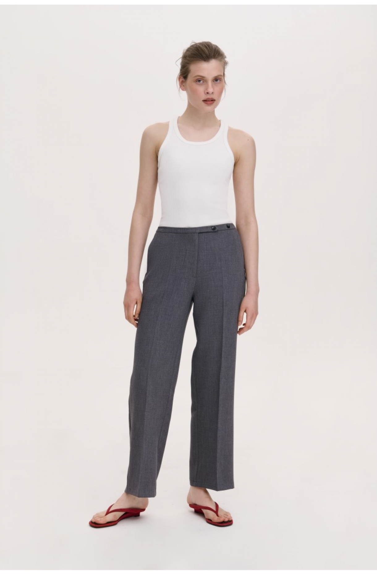 КЛАСИЧНІ ШТАНИ ПРЯМОГО СИЛУЕТУ  1259 зображення 9