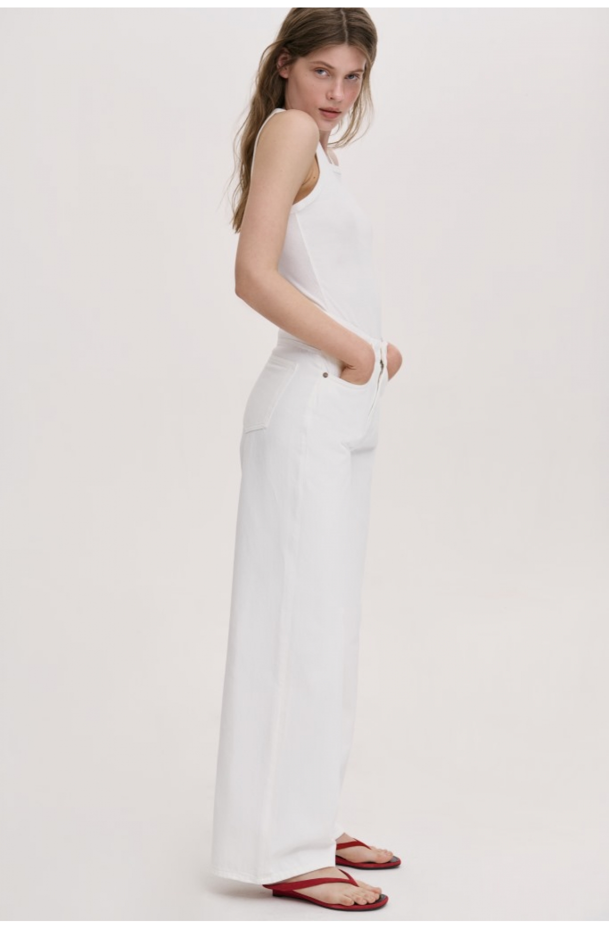 ДЖИНСИ РОЗСЛАБЛЕНОГО КРОЮ ПАЛАЦЦО 25 зображення 1