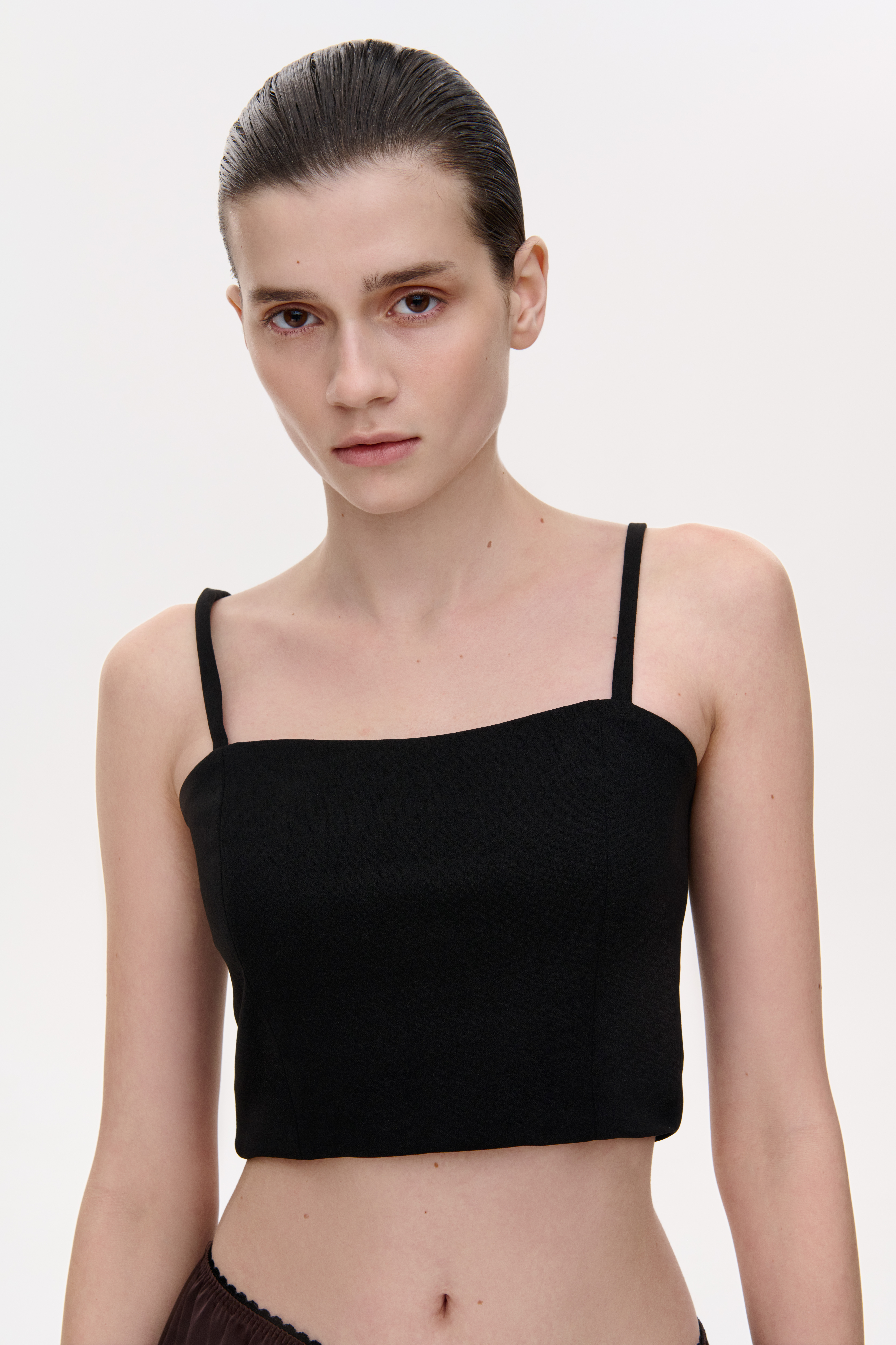 КРОП-ТОП НА ТОНКИХ БРЕТЕЛЯХ 312-2 зображення