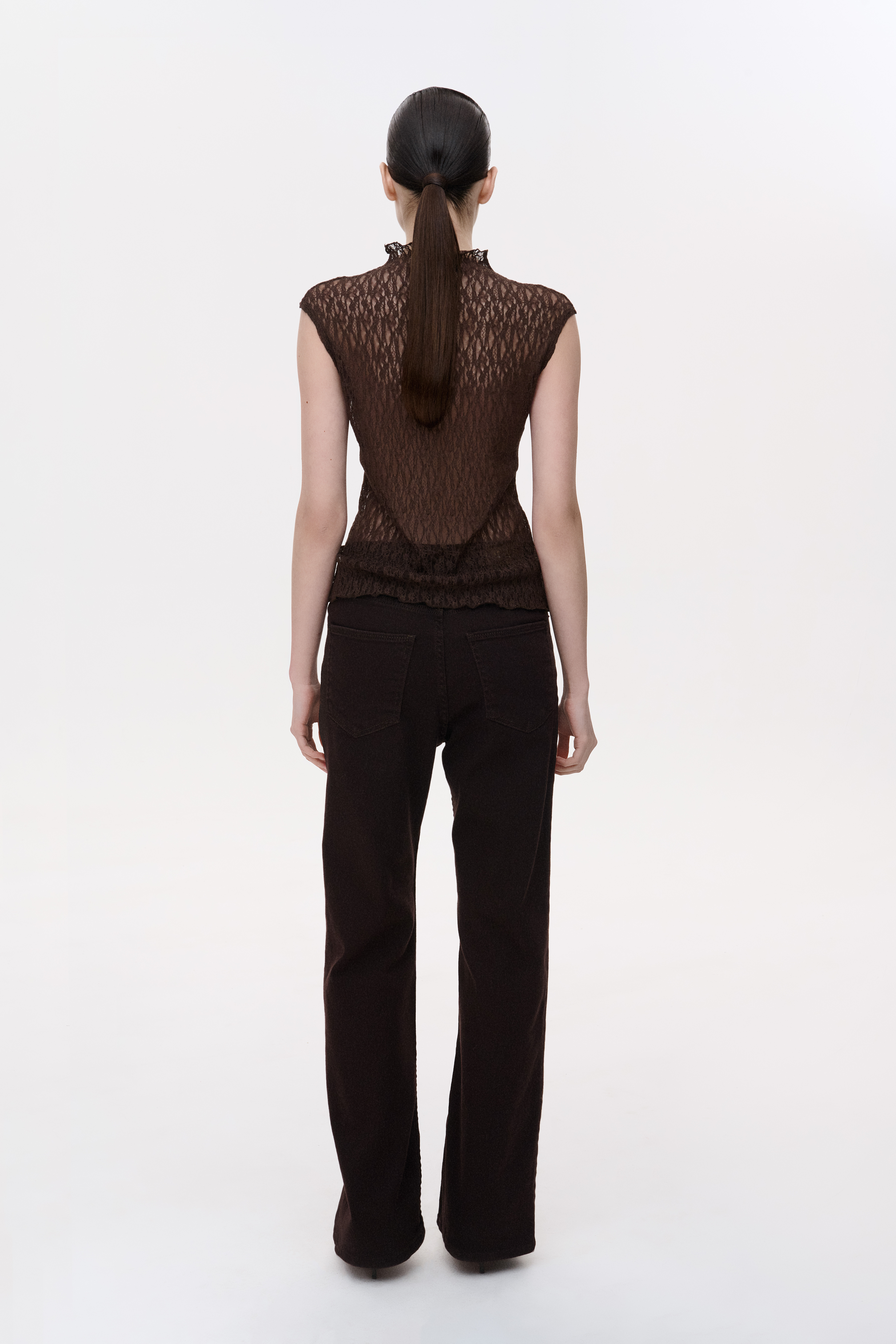 МЕРЕЖИВНИЙ ТОП З ВИСОКИМ КОМІРОМ 1248 зображення 3