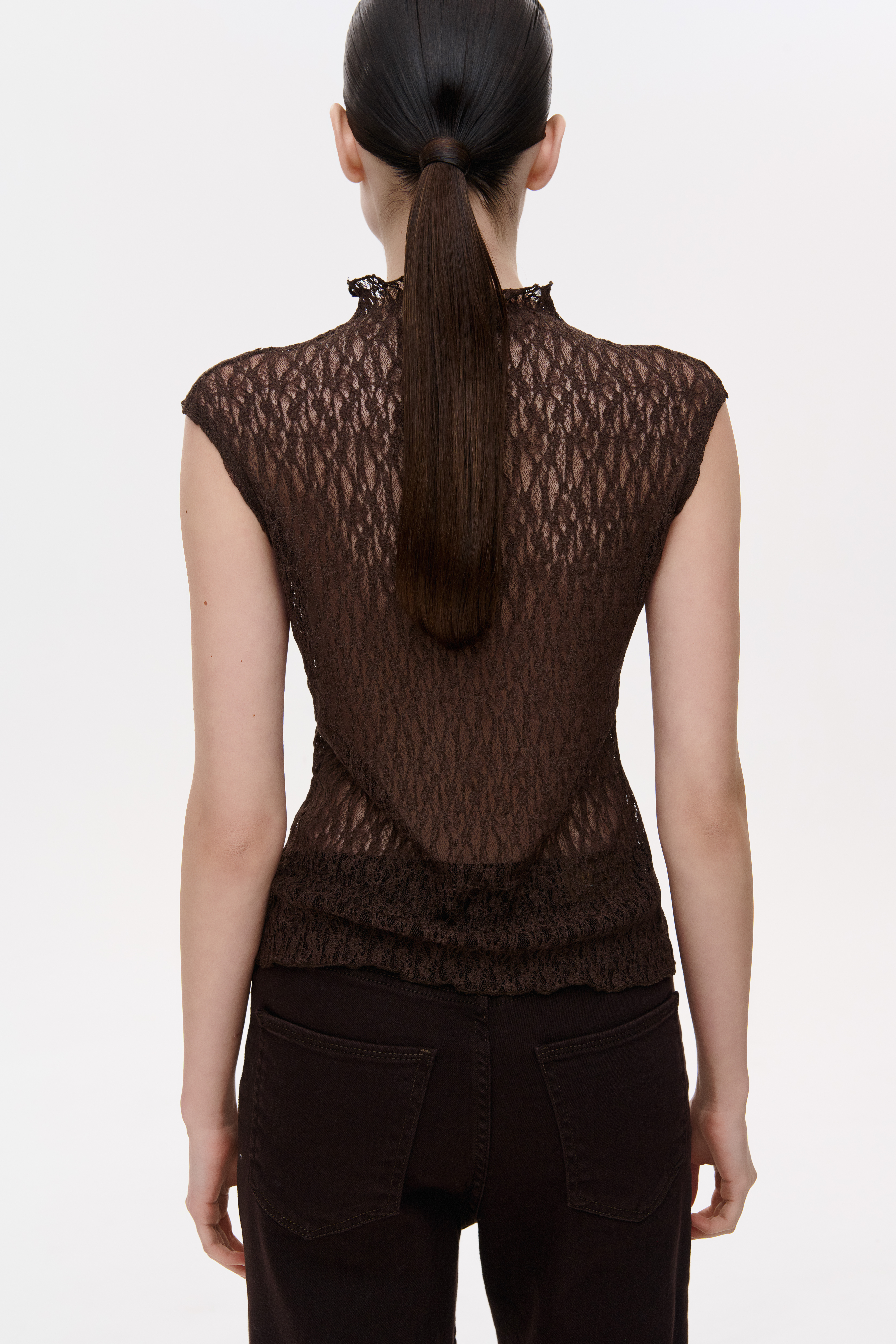 МЕРЕЖИВНИЙ ТОП З ВИСОКИМ КОМІРОМ 1248 зображення 1