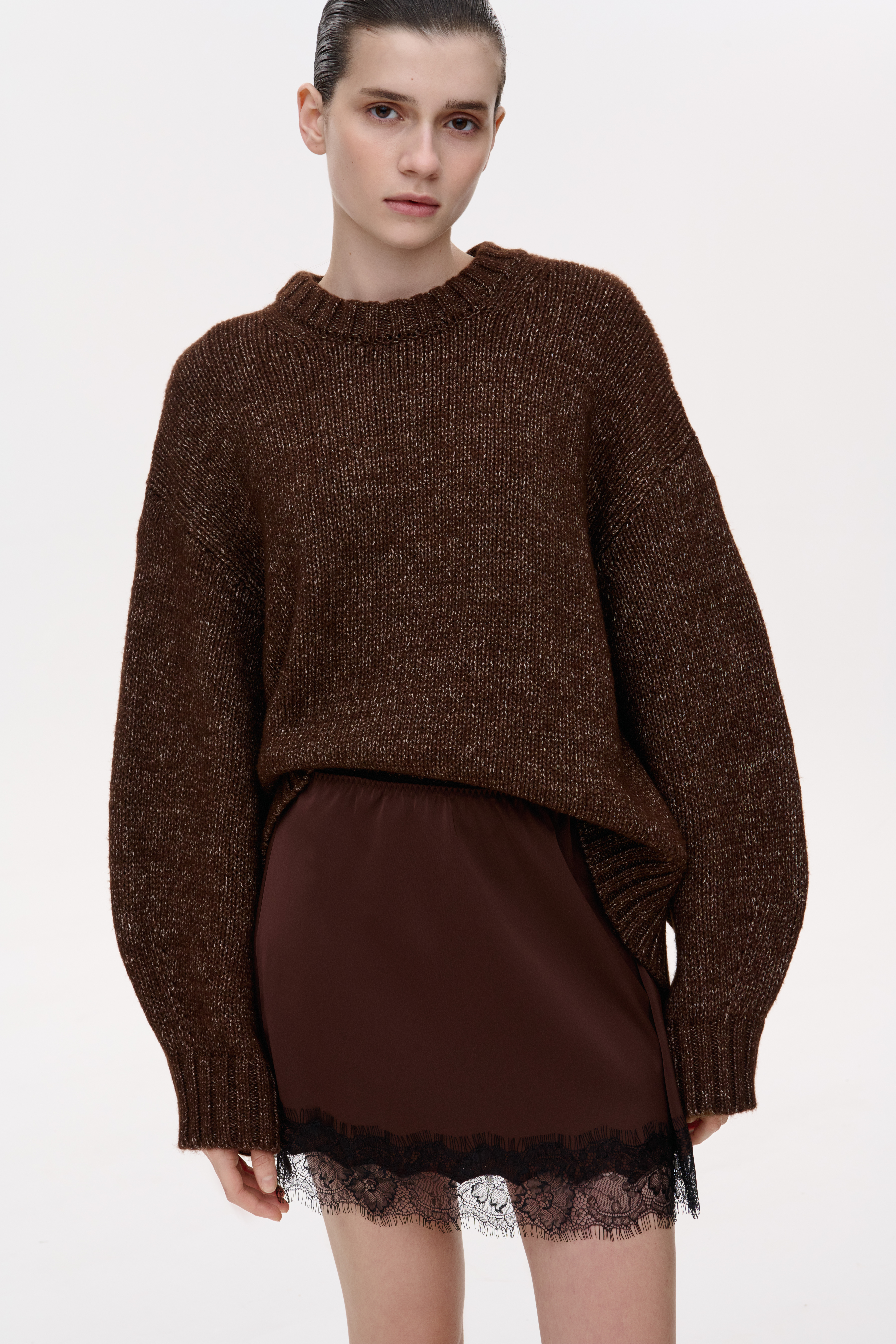 МІНІ СПІДНИЦЯ З МЕРЕЖИВОМ 1180-2 зображення