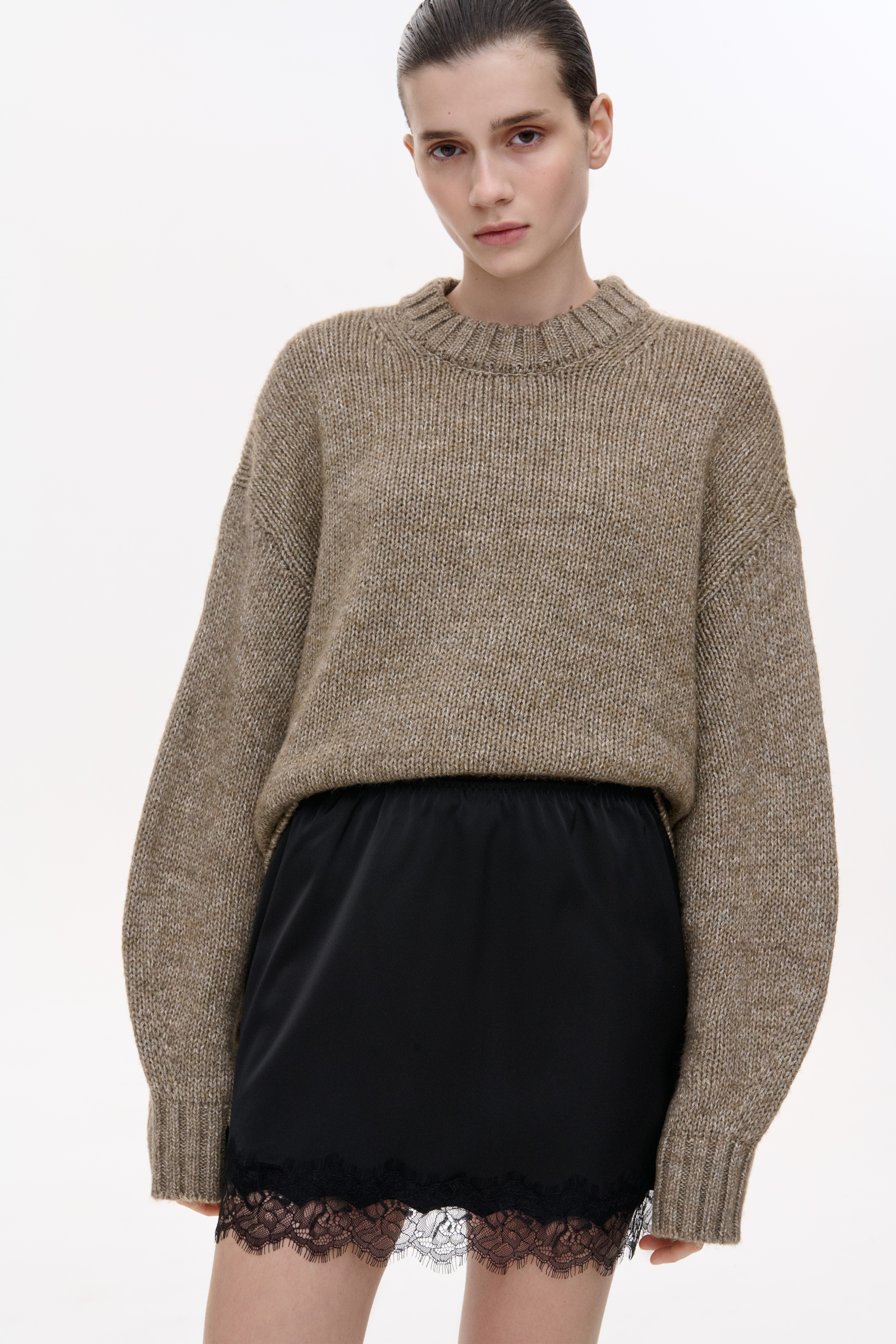 МІНІ СПІДНИЦЯ З МЕРЕЖИВОМ 1180-2 зображення 1