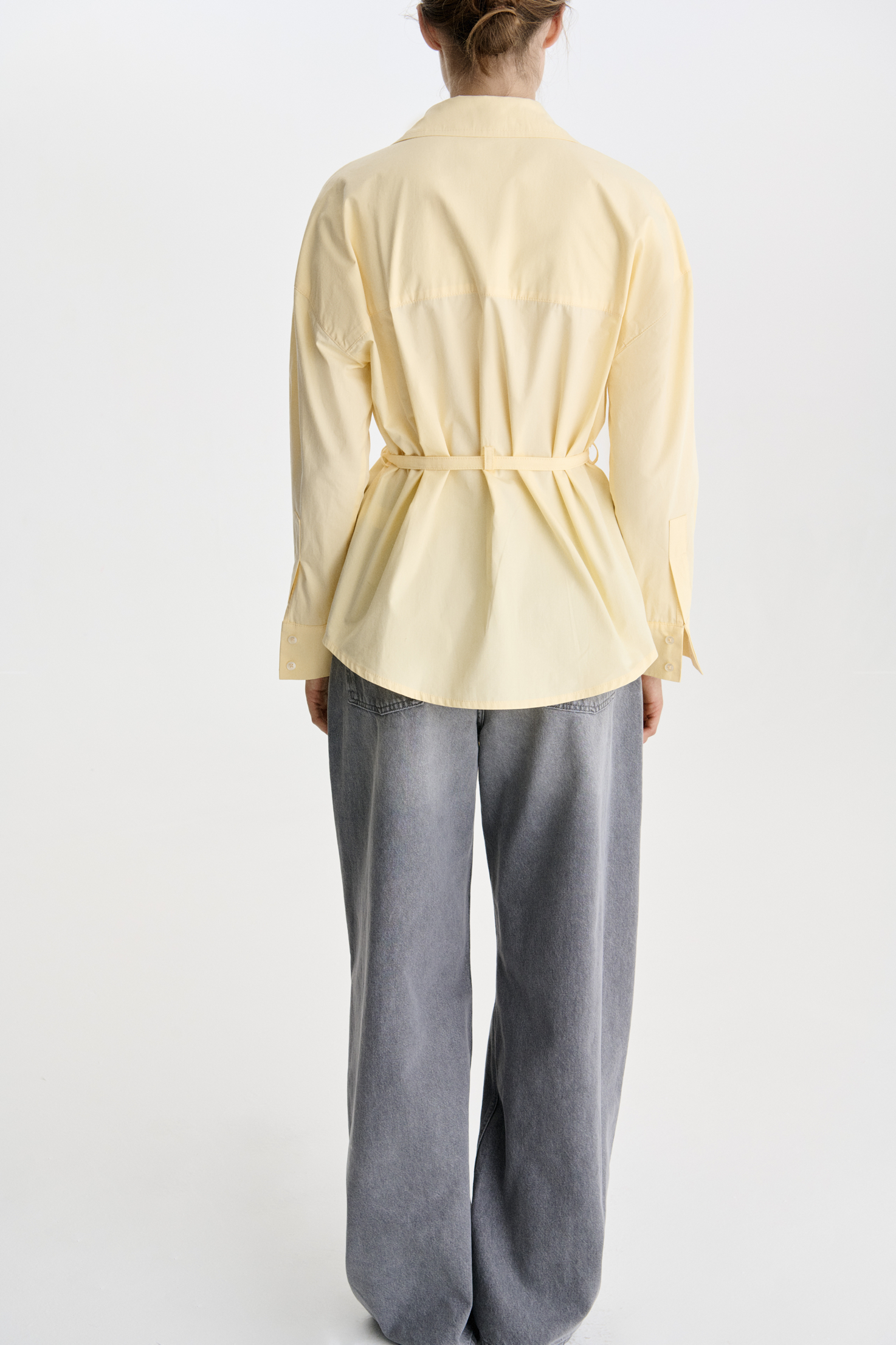 СОРОЧКА ВІЛЬНОГО КРОЮ З БАВОВНЯНОЇ ТКАНИНИ 1170\23-2 зображення 3