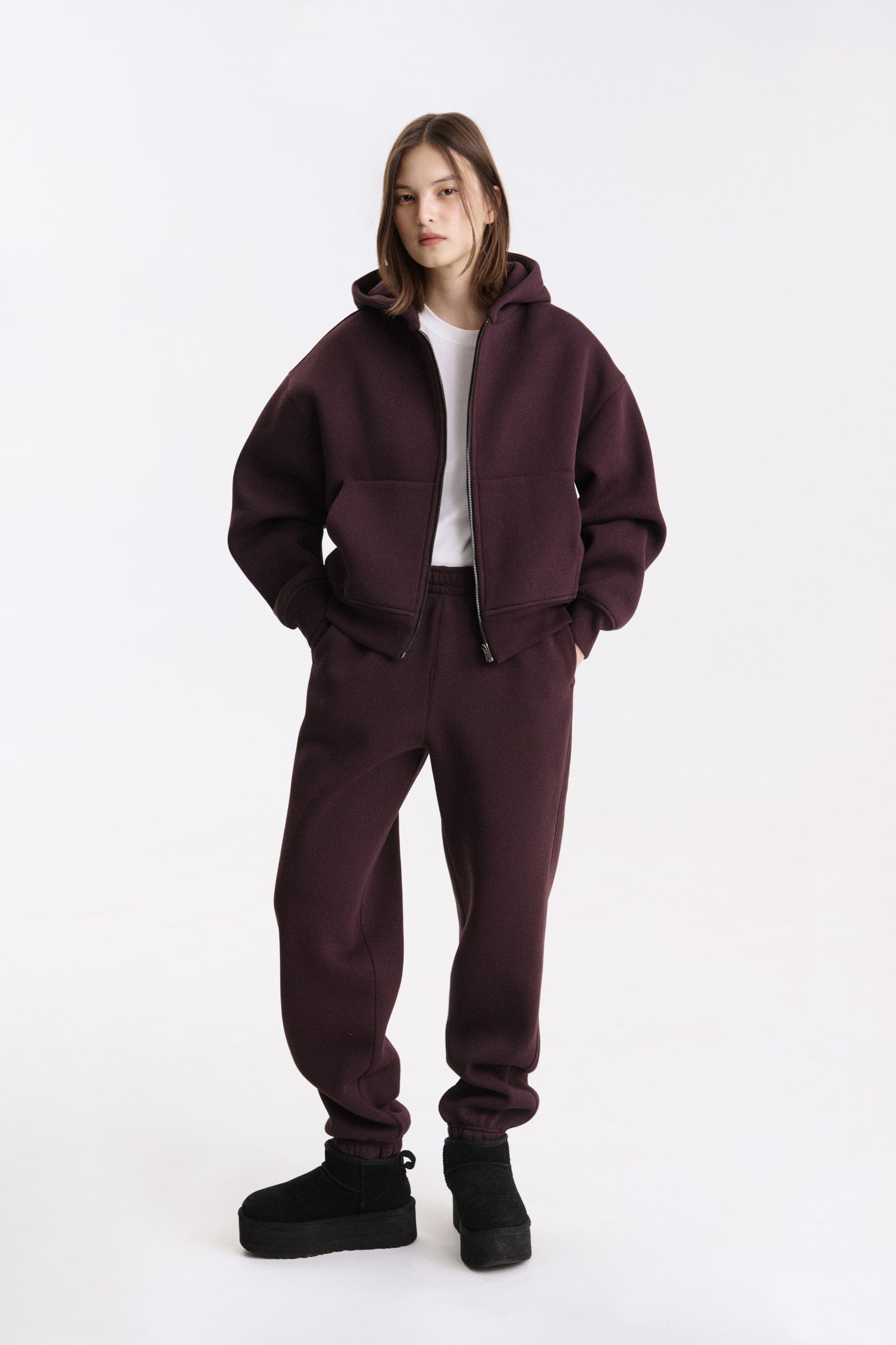 ТРИКОТАЖНИЙ КОСТЮМ НА УТЕПЛЕНІЙ ФЛІСОВІЙ ОСНОВІ 1130\29-1 зображення