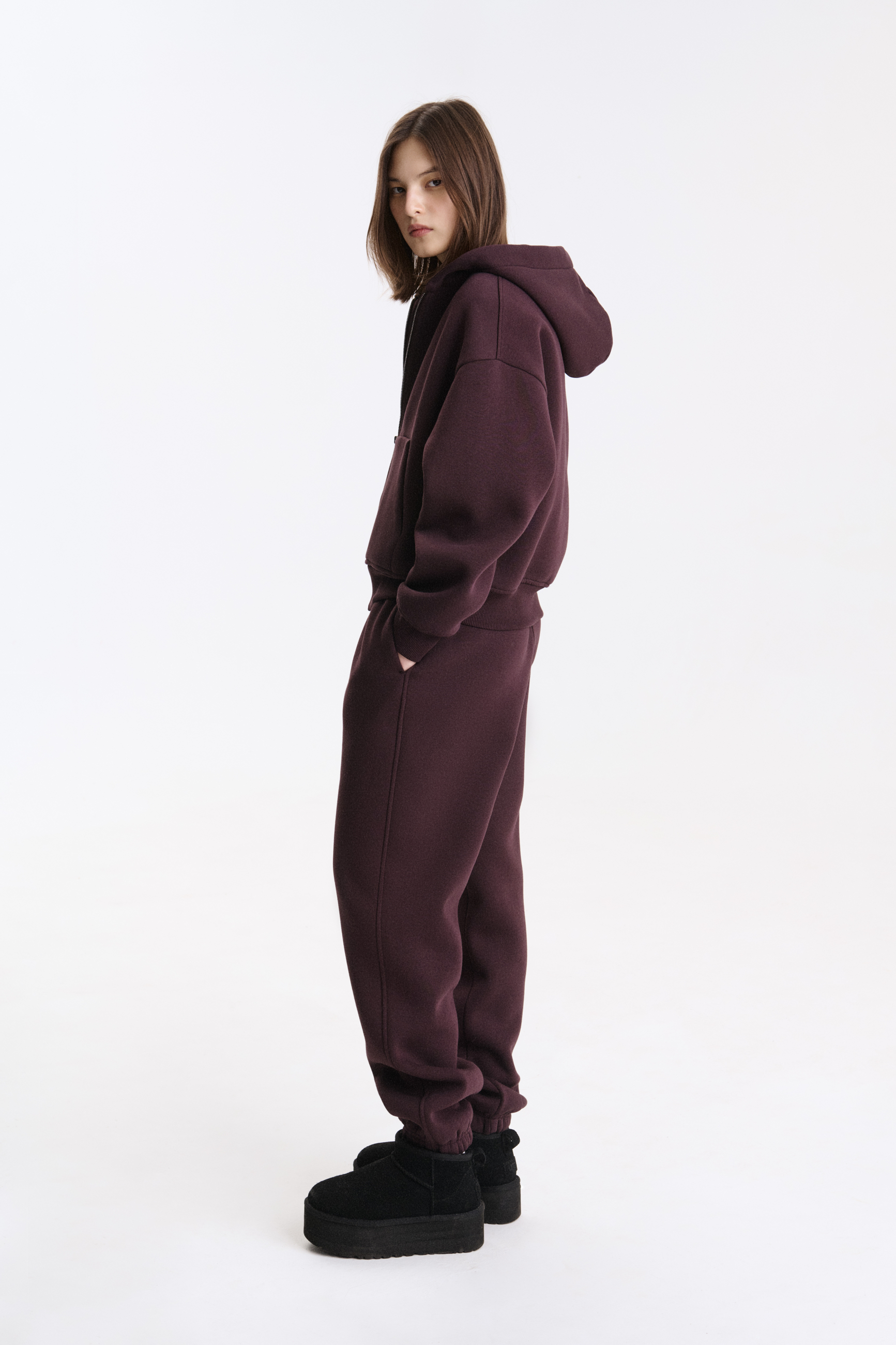 ТРИКОТАЖНИЙ КОСТЮМ НА УТЕПЛЕНІЙ ФЛІСОВІЙ ОСНОВІ 1130\29-1 зображення 2