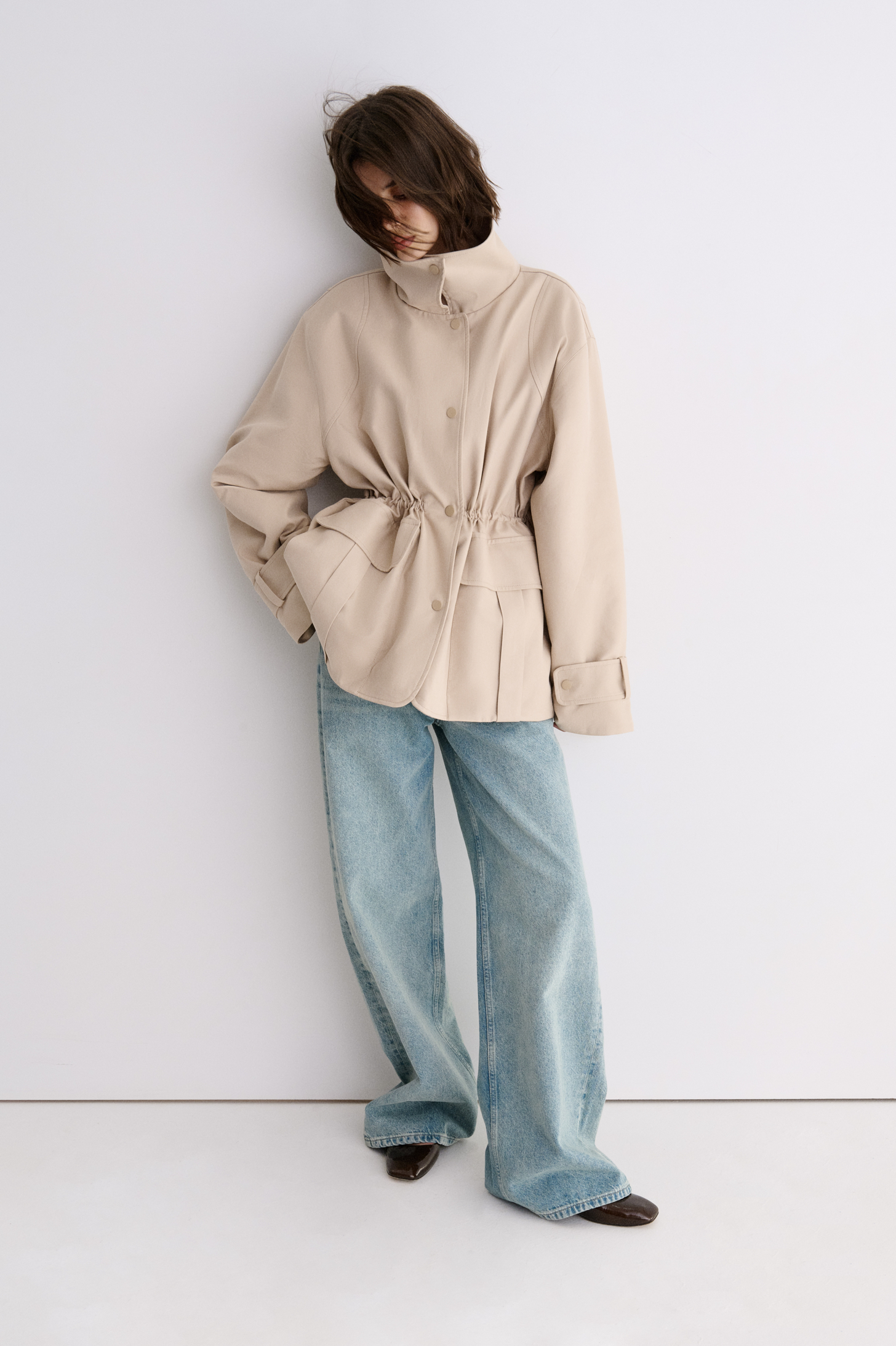 КОТОНОВА УТЕПЛЕНА КУРТКА З РЕГУЛЬОВАНОЮ ТАЛІЄЮ 1226\12-4 зображення 3