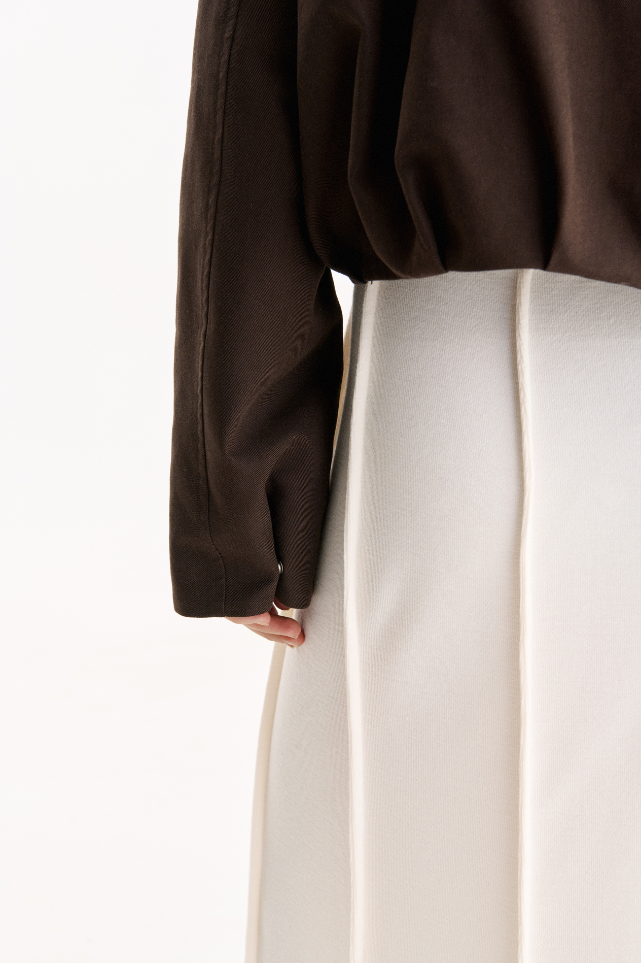 МАКСІ СПІДНИЦЯ З АКЦЕНТНИМИ ВЕРТИКАЛЬНИМИ ШВАМИ 1229\4264 зображення 3