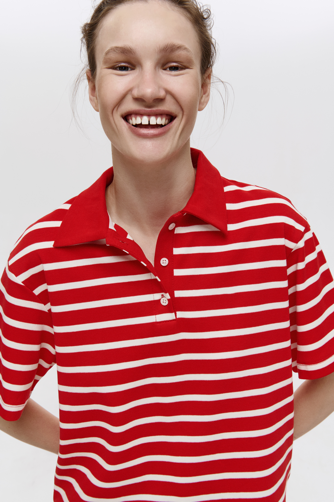 ФУТБОЛКА-ПОЛО У СМУЖКУ 1172-9.09\11-1 зображення